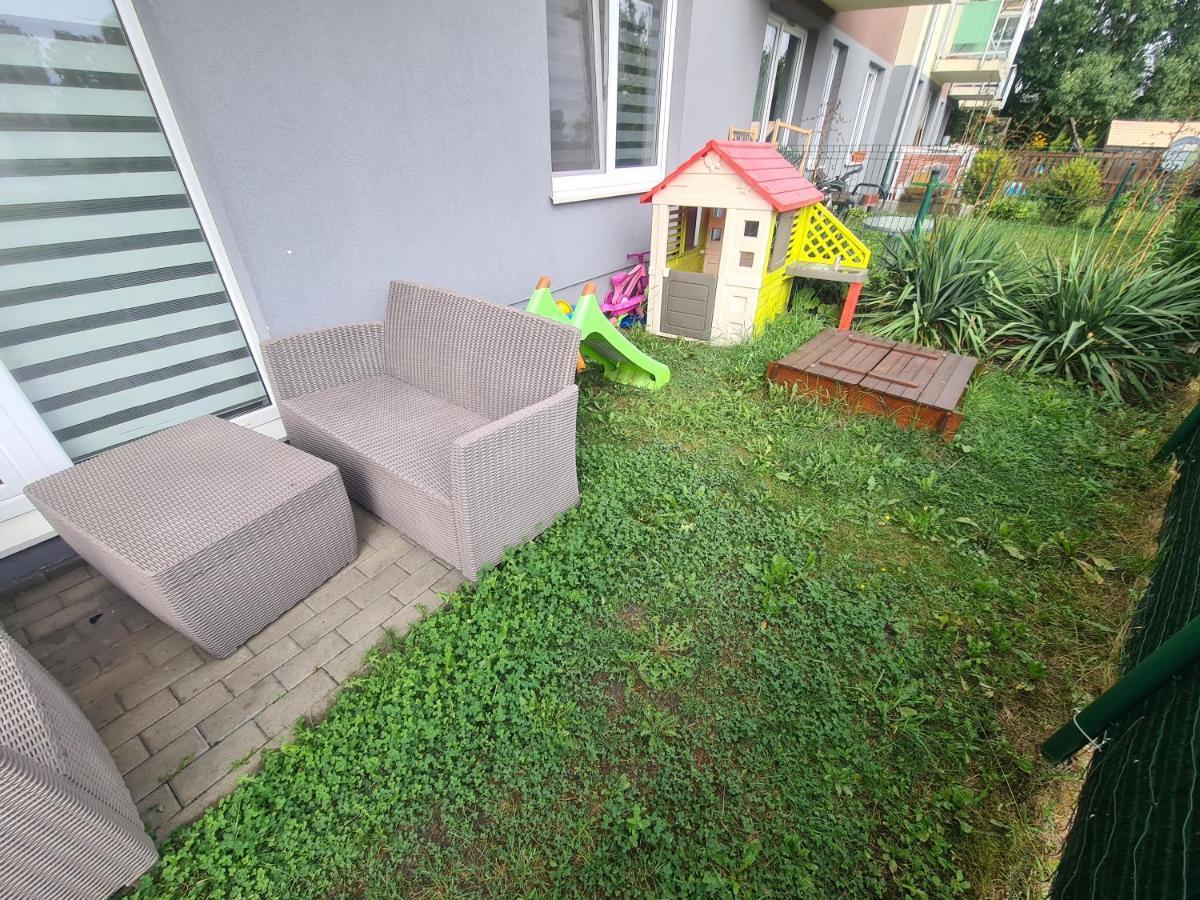 גדנסק Apartament Rodzinny Z Ogrodkiem מראה חיצוני תמונה